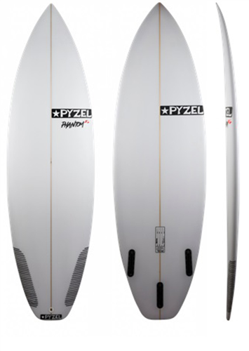 Pyzel Phantom XL Surfboard with 3 or 5 FCS Fin Plugs