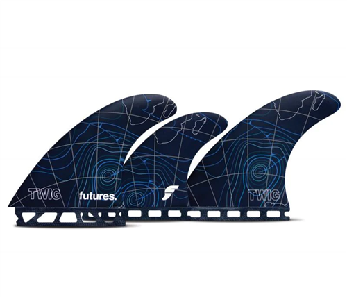 Futures Fiberglass 5 Fin Set - Twiggy