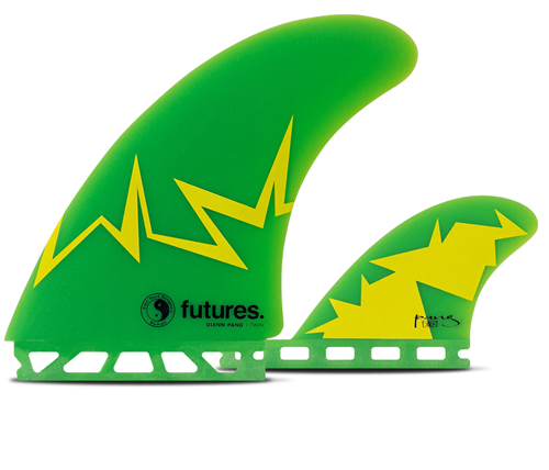 Futures Fiberglass Twin Fin Set-NEW-PANG