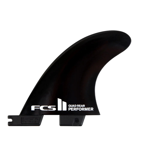 FCS II Performer Black Medium Quad Rear Retail Fins