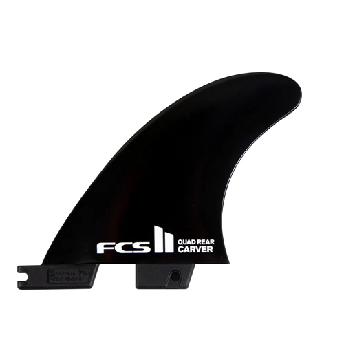 FCS II Carver Black Small Quad Rear Retail Fins