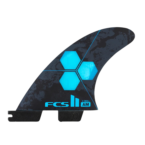 FCS II AM PC X-Small Cyan Tri Retail Fins