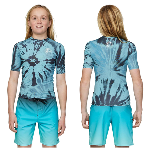 O'Neill BOYS DOPEDYE SS UV SURF TEE, DEEP TEAL