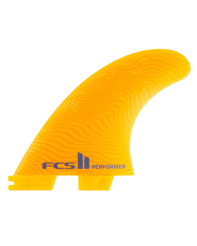 FCS II Performer Neo Glass Medium Mango Tri Fins