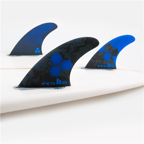 FCS II AM PC Medium Cobalt  Thruster Fin Set