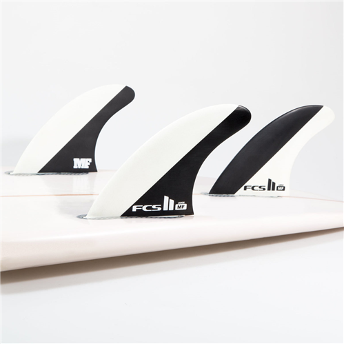 FCS II MF PC Black/White Large Tri Retail Fins