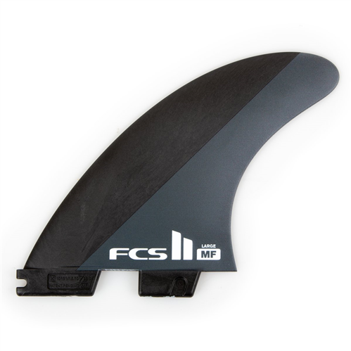 FCS II MF Neo Carbon Black/Charcoal Large Thruster Fin Set