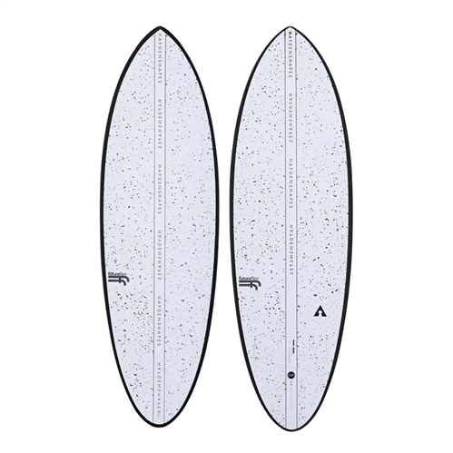 Haydenshapes Hypto Krypto Epoxy Softboard, Black Rail -  Futures 3