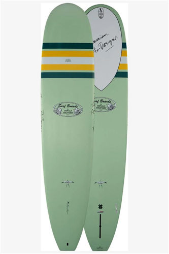 Takayama In The Pink Tuflite Surfboard, Sage Green 8'6