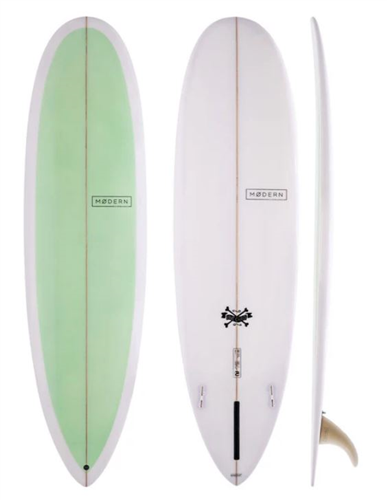 Modern Love Child Surfboard, Sea Glass