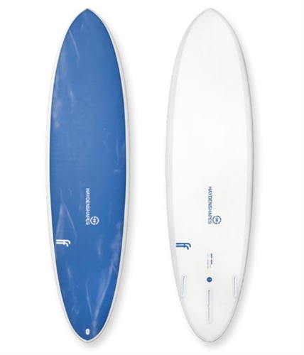 Haydenshapes New Wave Mid  FF Futures Surfboard, Blue