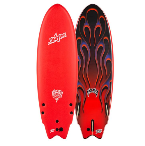 Odysea X RNF Softboard, Red, Size 6'5