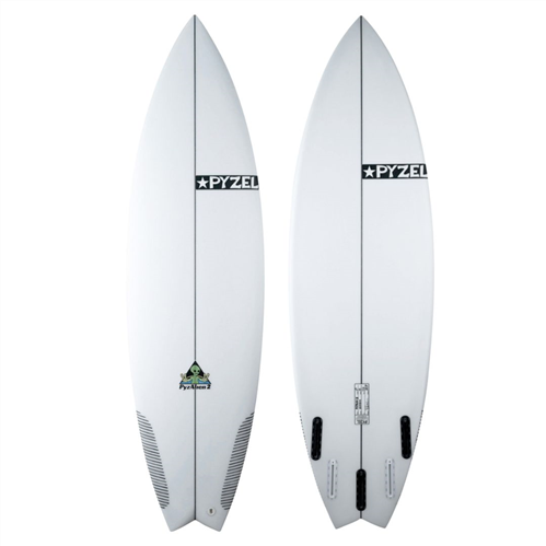 Pyzel Pyzalien 2 Surfboard with 3 or 5 FCS Fin Plugs