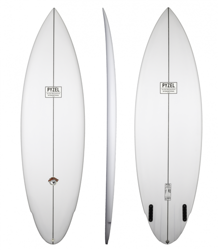 Pyzel WILDCAT Twin Fin Surfboard with 2 Future Fin Boxes