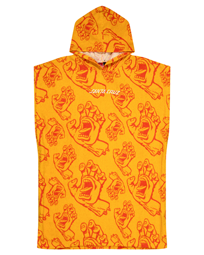 Santa Cruz CROWDED HAND HOLLOW HOODED TOWEL, YELLOW