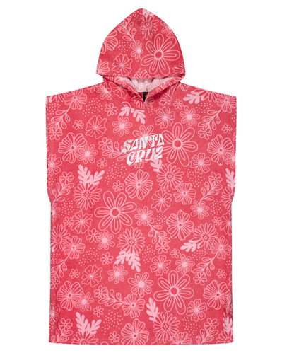 Santa Cruz VIBES REPEAT HOODED TOWEL, ROSE