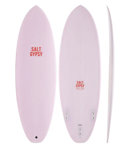 Salt Gypsy Surfboards Chi Chi Surfboard, Dirty Pink Tint