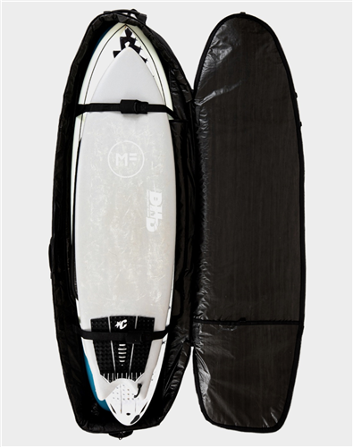 Creatures Of Leisure Funboard All Rounder DT2.0 (3-4Board) Surfboard Bag, Black/ Silver