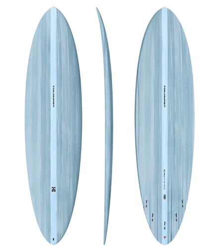 Thunderbolt Surfboards Harley Ingleby Mid 6 Surfboard, Light Blue