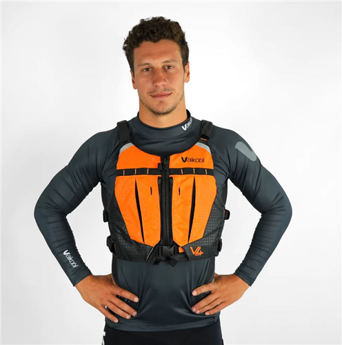 VAIKOBI V4 OCEAN RACING PFD LIFE JACKET, ORANGE