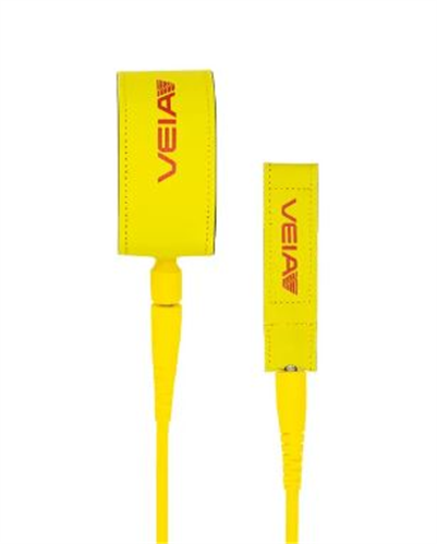 Veia John John Florence Pro 6'0 Leash, Yellow Red