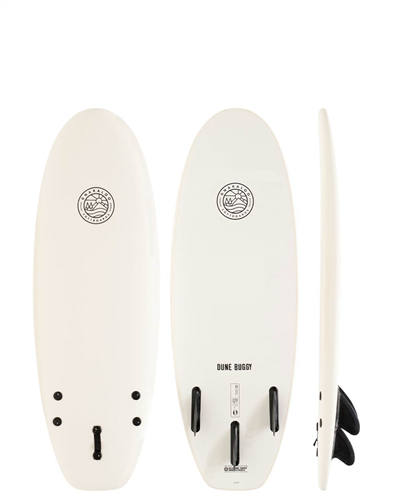 Gnaraloo Dune Buggy Soft Surfboard, White