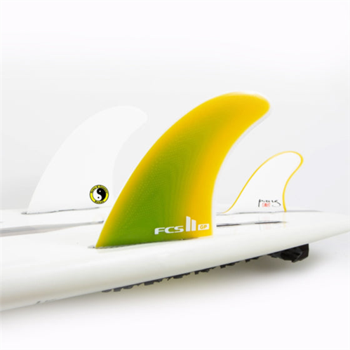 FCS II T&C PG Twin+1 XLarge Yellow Fade Retail Fins