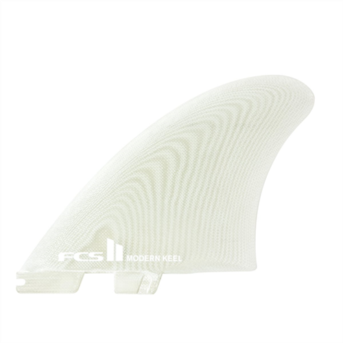 FCS II Modern Keel PG Clear Twin Fin Set