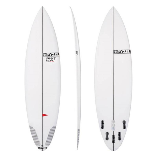 Pyzel Ghost Pro Surfboard with 3 or 5 Future Fin Plugs