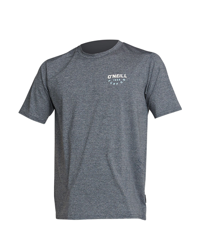 O'Neill Good Vibes SS Surf Rash Top, Charcoal