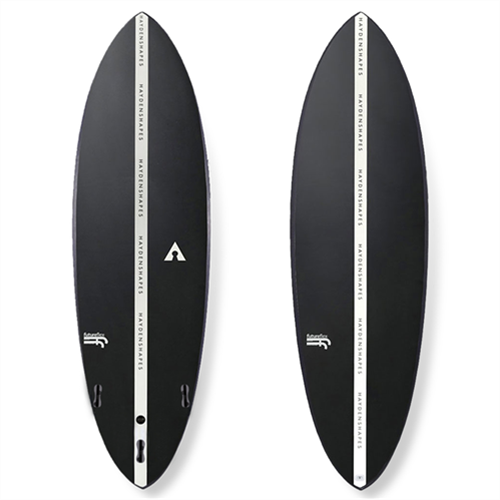 Haydenshapes Hypto Krypto FutureFlex Surfboard, FCS II - Black Inverted