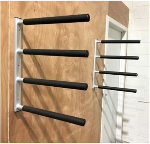 Curve Surfboard Wall Rack - Quad Aluminium