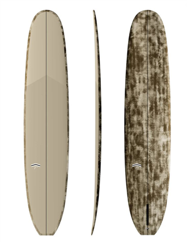 Thunderbolt Surfboards CJ Nelson Slasher Low Pro Surfboard, Tan/Brushed Carbon