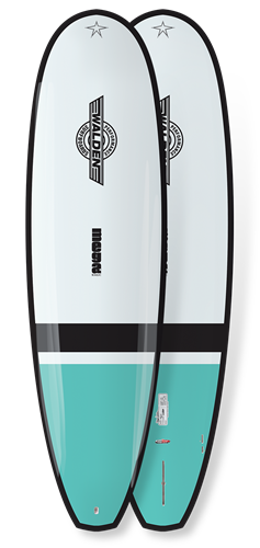 Walden Mega Magic Longboard, Tuflite C-Tech, Aqua, Size 7'2