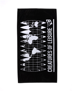 Creatures Of Leisure GLOBAL HARDWARE TOWEL, BLACK