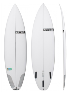 Pyzel Radius Performance Surfboard with FCS II Quad Fins