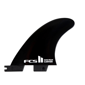 FCS II Carver Black Medium Quad Rear Retail Fins