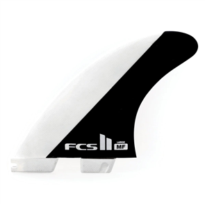 FCS II MF PC Black/White Medium Tri Retail Fins