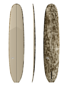 Thunderbolt Surfboards CJ Slasher Low Pro Surfboard, Tan/Brushed Carbon