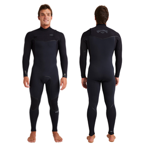 Billabong Wetsuits 4/3MM REVOLUTION PRO CZ STEAMER, BLACK