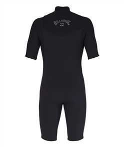 Billabong Wetsuits 2/2mm REVO NATURAL CZ SS SPRING SUIT, BLACK