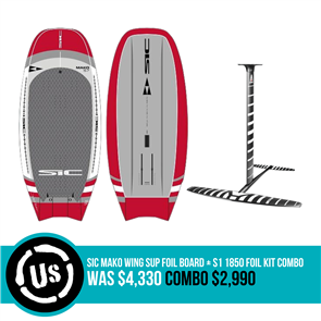 SIC Mako Wing SUP Foil Board + S1 1850 Foil Kit Combo