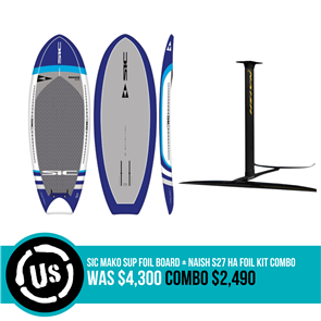 SIC Mako SUP Foil Board + NAISH S27 HA Foil Kit Combo