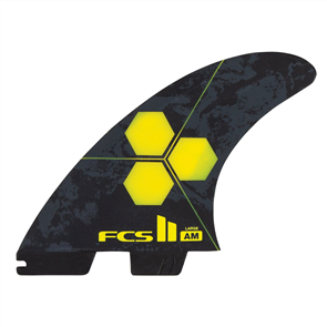 FCS II AM PC Large Yellow Thruster Fin Set