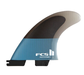 FCS II Performer PC Tranquil Blue Quad Retail Fins