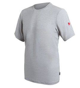 FLORENCE MARINE X Airtex Short Sleeve T-Shirt, Light Heather Grey