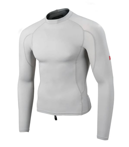 FLORENCE MARINE X Long Sleeve Rashguard, Silver