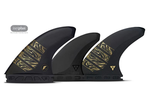 Futures 3/2 VECTOR ALPHA (M) 5-Fin, Carbon/Gold