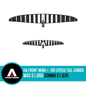 Armstrong Foils HA Front Wing + 180 Speed Tail Combo