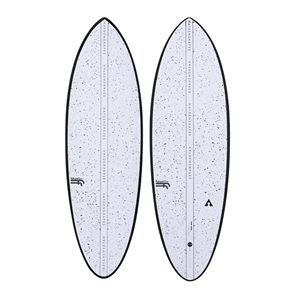 Haydenshapes Hypto Krypto Epoxy Softboard, Black Rail -  Futures 3